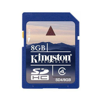3426308 Kingston 8GB Class 4 SDHC Flash Memory Card