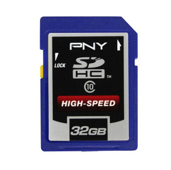2344A0 PNY 32GB Class 10 SDHC Flash Memory Card