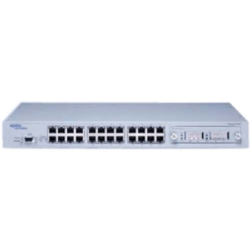 DJ1412A05-E5 Nortel Ethernet Routing Switch 1424T 24 Ports EN Fast EN 10Base-T 100Base-TX + 2 x GBIC (empty) 1U (Refurbished)