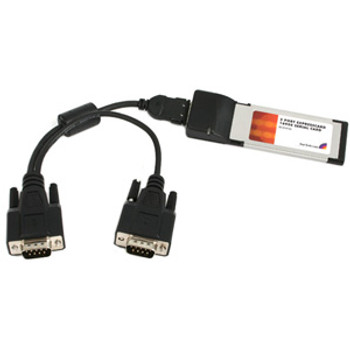 EC2S950 StarTech 2-Port 16950 ExpressCard Serial Plug-in Adapter Card