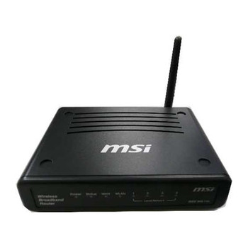 RG310EX MSI WirelessN 150 Broadband Router with 4-Port 10/100 Switch (Refurbished)
