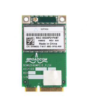 P560G-06 Dell Wireless 370 2.4GHz 3Mbps Bluetooth 2.1 Mini PCI Express
