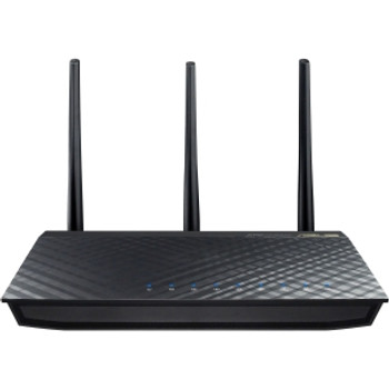 RT-AC66U-DDO ASUS 4-Ports 802.11ac Dual-Band Wireless-AC1750 Gigabit Router (Refurbished)