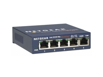 0711672 NetGear 5-Port 10/100Mbps High Performance Fast Ethernet Switc