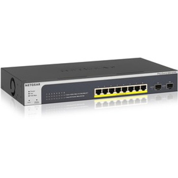 GC510PP-100NAS Netgear Insight Managed Smart Cloud Switch - 8 Ports - Manageable - 2 Layer Supported - Modular - 2 SFP Slots - Twisted Pair Optical F