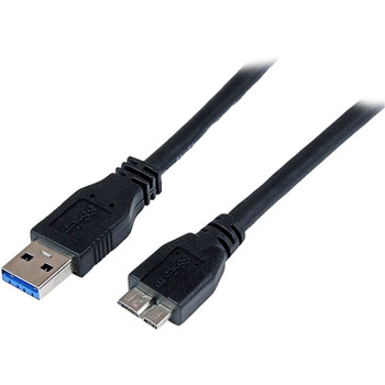 USB3CAUB1M StarTech 1m (3ft) SuperSpeed USB 3.0 A to Micro B Cable M/M