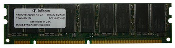 D3168152574PE Edge Memory 512MB SDRAM ECC 100Mhz PC-100 Memory