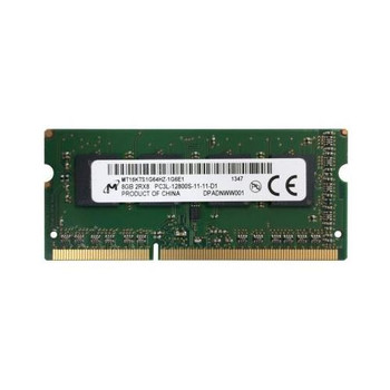 MT16KTS1G64HZ-1G6E1 Micron 8GB DDR3 SoDimm Non ECC PC3-12800 1600Mhz 2Rx8 Memory