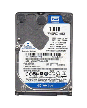 Wd10jpvx 08jc3t6 Western Digital 1tb 5400rpm Sata 6 0 Gbps 2 5 8mb Cache Hard Drive Wd10jpvx 08jc3t6 Western Digital 1tb 5400rpm Sata 6 0 Gbps 2 5 8mb Cache Hard Drive