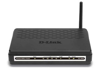 DSL-2640B D-Link ADSL 2 Wireless G Router With 4-Port 10/100 Switch (R