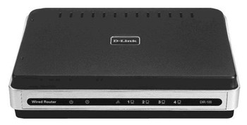 DIR-100 D-Link 4-Ports RJ-45 10/100Base-TX Fast Ethernet Desktop Router (Refurbished)