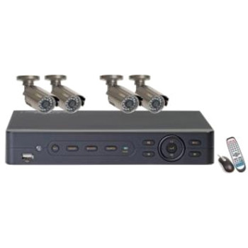QT454-403-5 DEC 4 Chanel H.264 Network Dvr (Cif) Realtime & D1 Recordi