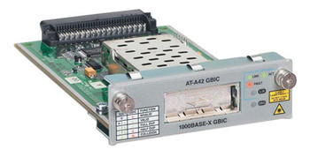AT-A42-90 Allied Telesis Uplink Module with 1 GBIC bay AT-A42-90 Allied Telesis Uplink Module with 1 GBIC bay