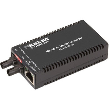 LHC036A-R2 Black Box MultiPower Miniature Media Converter 10-/100-Mbps