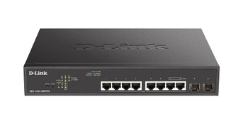 DGS-1100-10MPPV2 D-Link 10-Port Gigabit Smart Managed PoE Switch - 10 Ports - Manageable - Gigabit Ethernet - 10/100/1000Base-T 1000Base-X - 3 Layer Supported - Modular - 2 SFP Slots - Power Supply - 12.80 W Power (Refurbished)