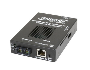 SSRFB1040-100-LA Transition Networks 10/100Base-Tx To 100Base-Fx (Sfp) Remote Mngd Sa Media Converter W/ La