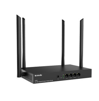 W18E Tenda W18E Wi-Fi 5 IEEE 802.11ac Ethernet Modem/Wireless Router - 2.40 GHz ISM Band - 5 GHz UNII Band - 4 x Antenna(4 x External) - 150 MB/s Wireless Speed - 1 x Network Port - 3 x Broadband Port - (Refurbished)