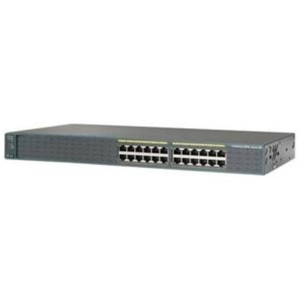 WS-C2960-24-S Cisco Catalyst 2960-24-S 24-Ports 10/100Base-TX LAN Managed Ethernet Switch (Refurbished)