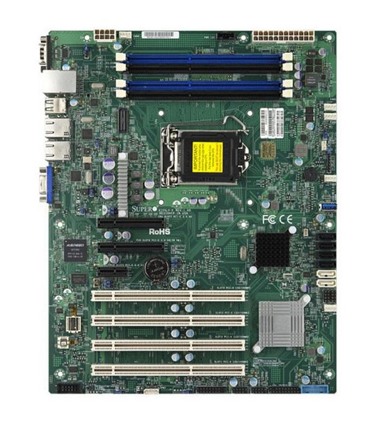 X10SLX-F-B SuperMicro Intel C222 Express PCH Xeon E3-1200 v3/ 4th Gen Core i3/ Pentium/ Celeron Processors Support Single socket H3 LGA-1150 ATX Serve