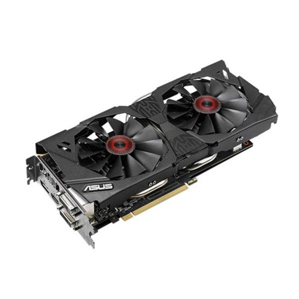 STRIX-GTX970-DC2OC-4GD5 ASUS NVidia GeForce GTX 970 4GB GDDR5 256-Bit 2x DVI/HDMI/DisplayPort PCI Express 3.0 Video Graphics Card