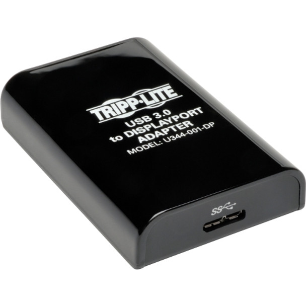 U344-001-DP Tripp Lite USB 3.0 SuperSpeed to DisplayPort Dual Monitor External Video Graphics Card Adapter