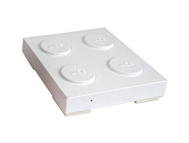 301058 LaCie Brick Mobile 60GB 5400RPM USB 2.0 FireWire 400 2.5-inch External Hard Drive (White) (Refurbished)