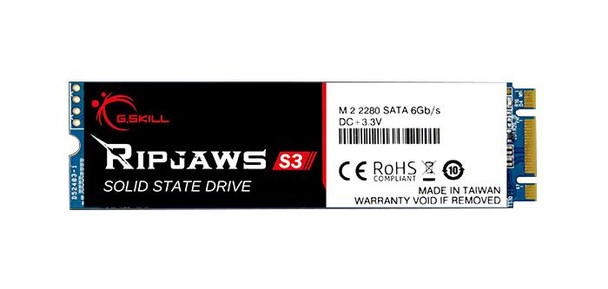 FT-M8SI-240GRS3 G.Skill Ripjaws S3 Series 240GB TLC SATA 6Gbps M.2 2280 Internal Solid State Drive (SSD)