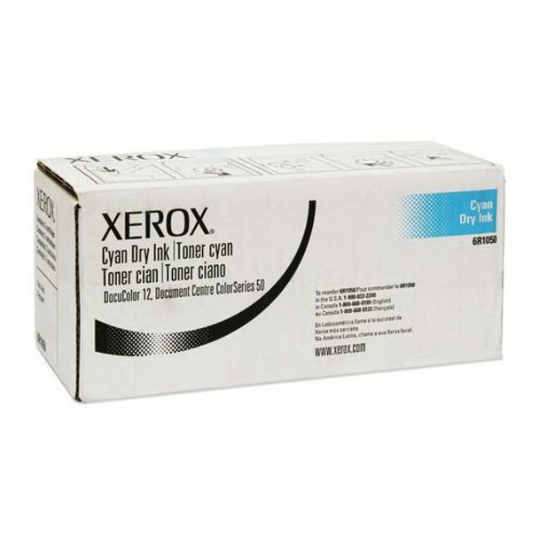 New Genuine XEROX 6R1050 DocuColor 12 & 50 Series Cyan Dry Ink