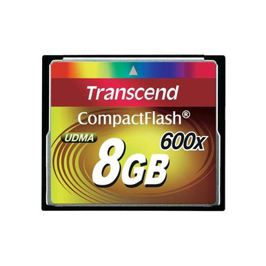 TS8GCF600 Transcend 8GB 600x CompactFlash (CF) Memory Card