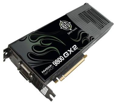 BFGE981024GX2OCXE BFG GeForce 9800 GX2 1GB 512-Bit GDDR3 PCI Express 2 x16  HDCP Ready SLI Support Video Graphics Card