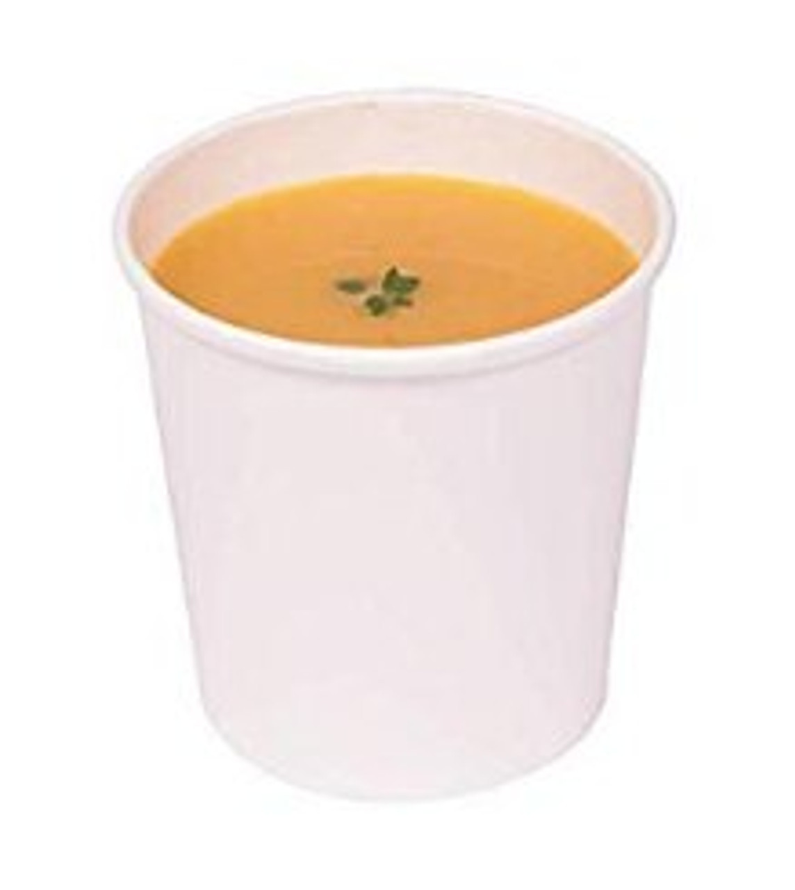 To Go Soup Containers 10/12oz Gourmet Food Cup - White (96mm