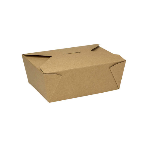 #8/48oz Kraft Fold-to-Go Box  (300/cs)