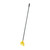 Invader® Wet Mop Handle, 60"L, fiberglass with yellow plastic head, for use with 1" headbands only, gray (1ea)