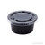 Karat 1-1/2oz/60mm Black Souffle Plastic Portion Containers (2500/cs)