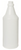 Spray Bottle Only, 32 oz. graduated, round, 28/400 neck finish, translucent, HDPE