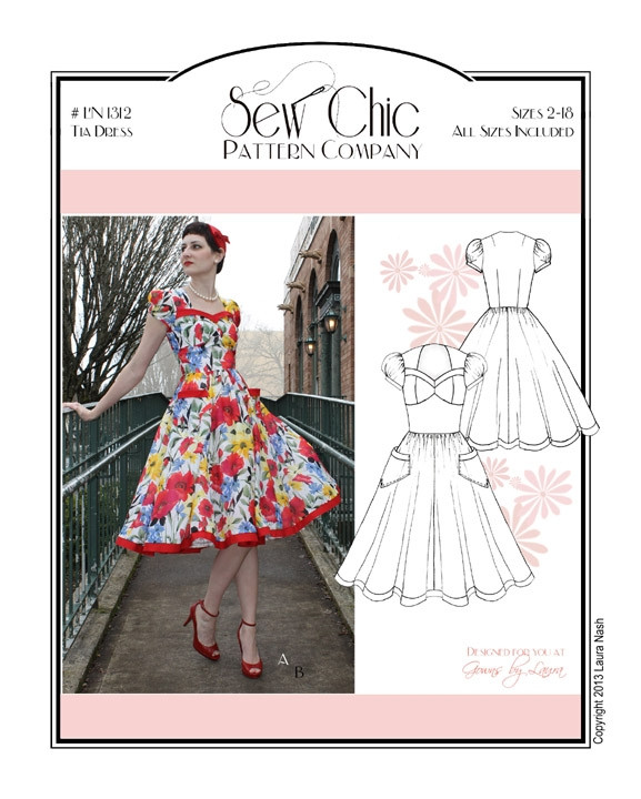 Tia Dress Sew Chic Pattern Company