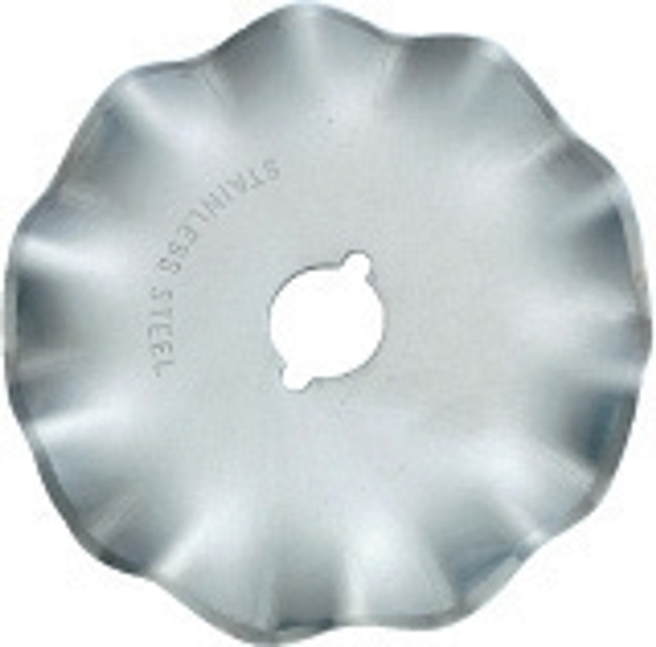 Decorative rotary cutter blades for fun, quick and easy edge finishes