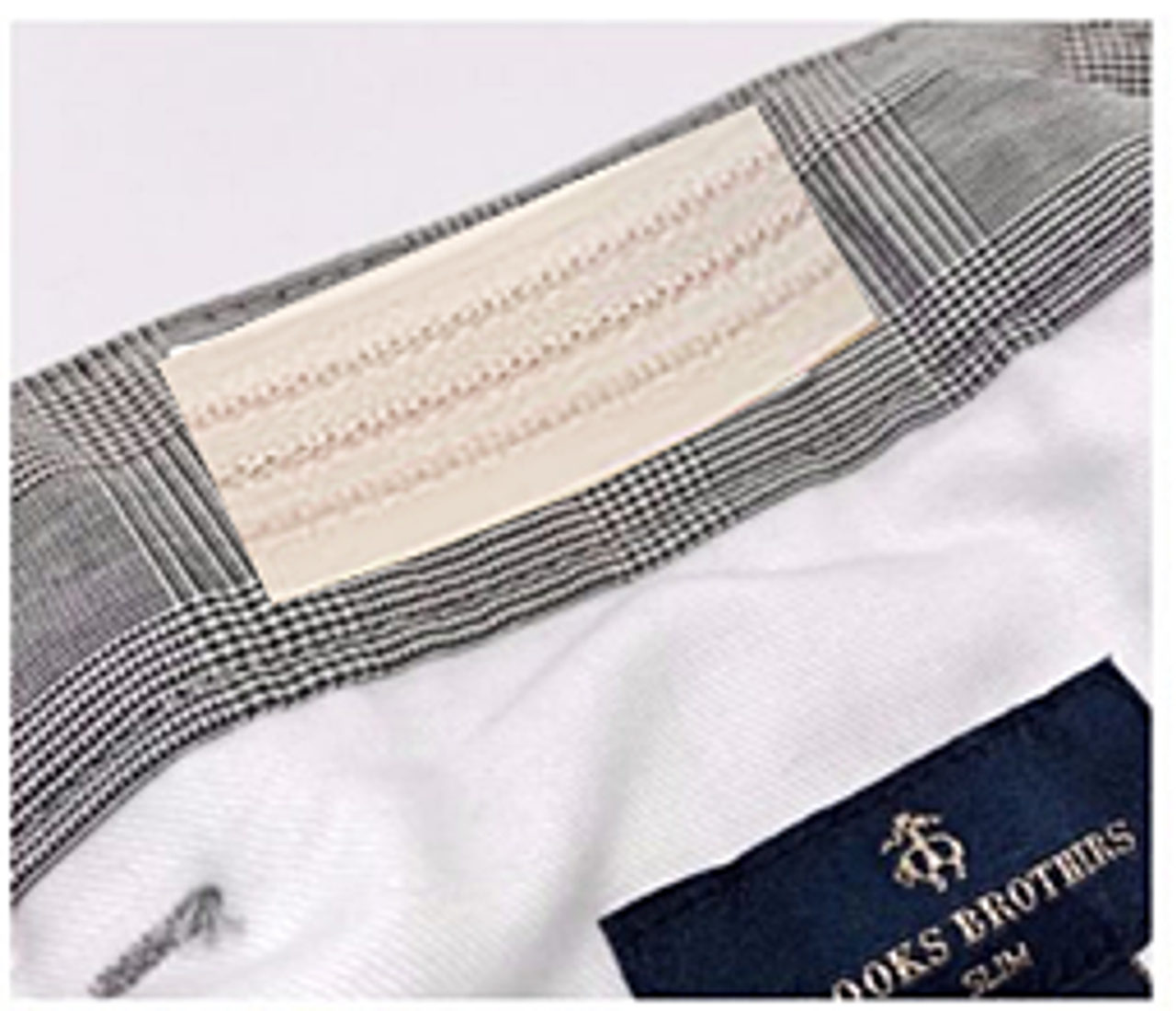 White Cotton Fabric Trouser Gripper Fabric, 40 Meter Roll at Best Price in  Delhi | Sheetal Enterprises