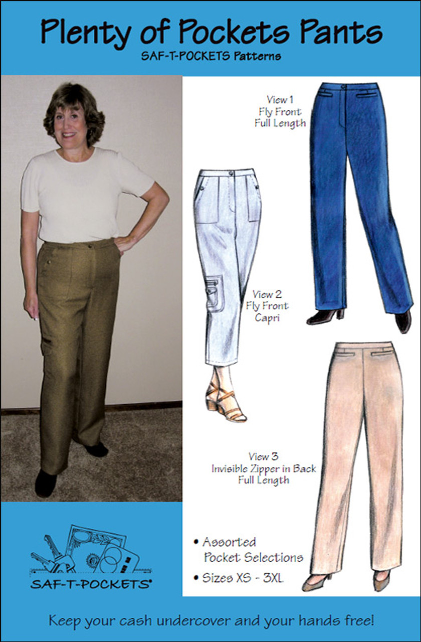 How to Add Pockets To Any Pants (or Skirts) Pattern