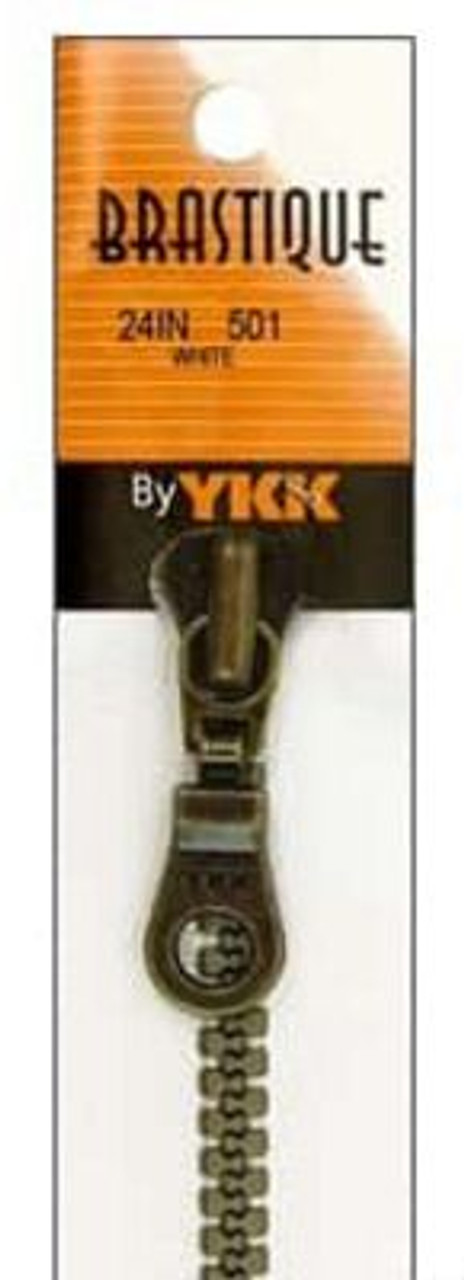 YKK #5 24 Nylon Coil Reversible Jacket Zipper - Black (580)