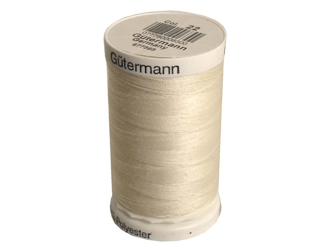 Gutermann 100% Polyester Thread 500m (547yds) - The Sewing Place