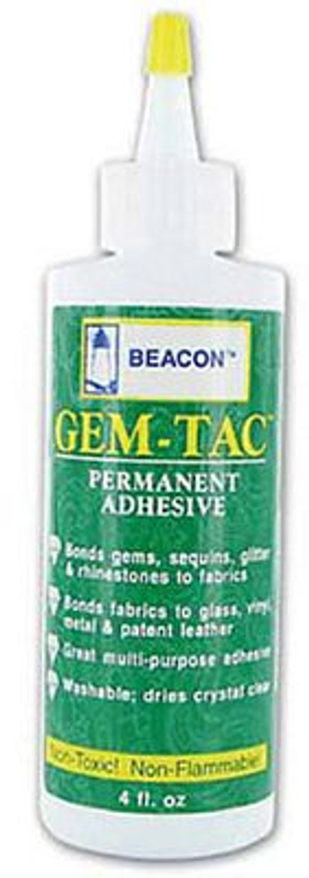 Beacon Gem-Tac Permanent Adhesive - 4 oz.