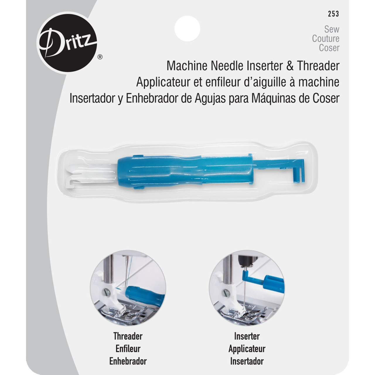 Dritz Drawstring Threader A Plasticl Tool for Threading Ribbon, Drawstrings,  Threading Elastic 