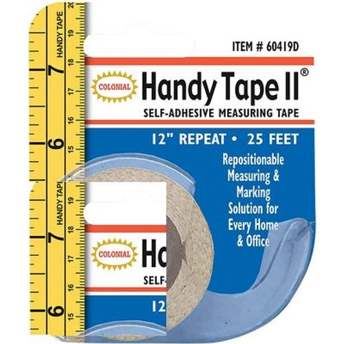 Colonial Handy Tape II - Adhesive Measuring Tape