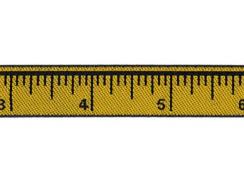 Measuring Tape Jacquard Ribbon - 5/8 inch (18mm) - THREE COLORS