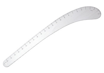 24 French Curve Metal Tailor Ruler