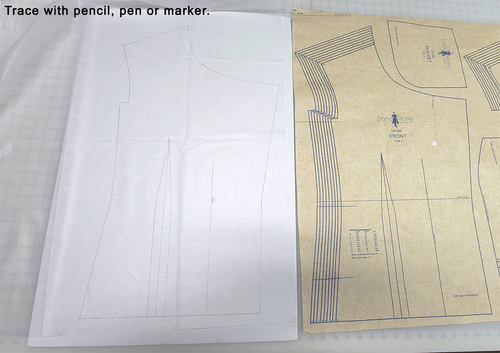 Tracing paper for pattern making – Miss Maude