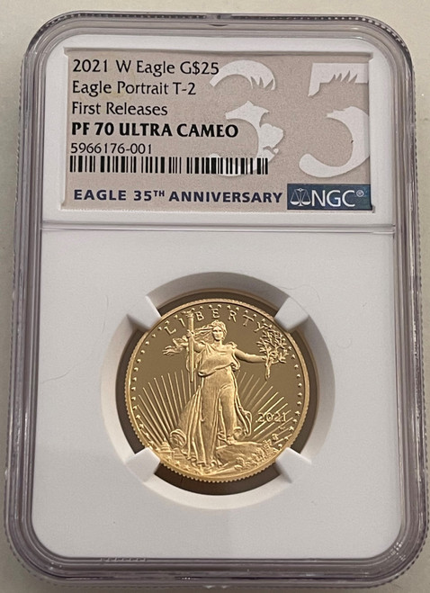 2008-W $50 gold buffalo ngc pf70