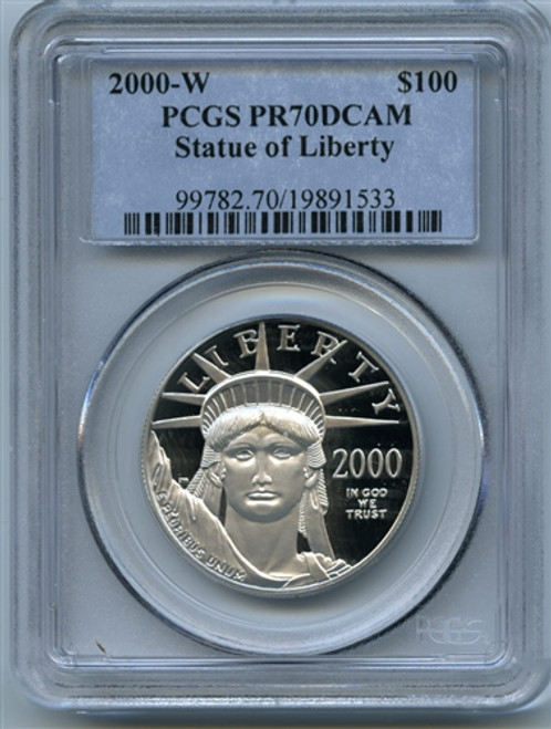 Platinum Eagles - Proof Platinum Eagles - $100 Proof Platinum