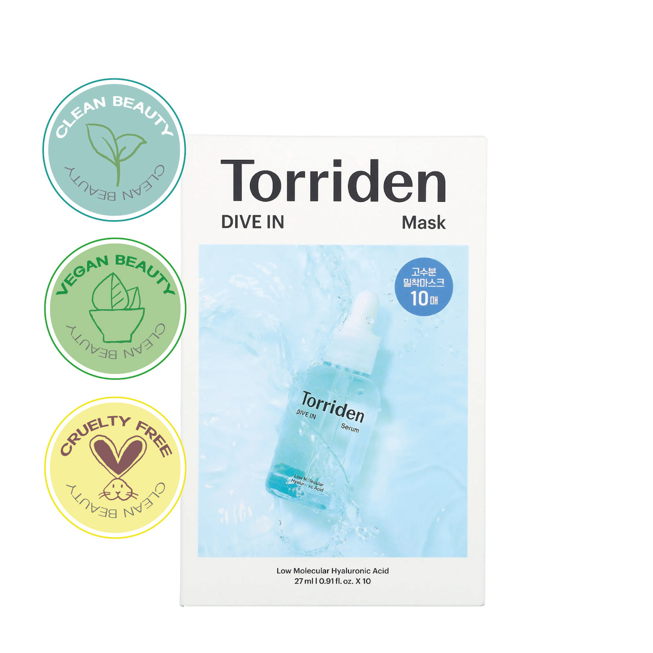 DIVE-IN LOW MOLECULE HYALURONIC ACID MASK PACK - Dear72